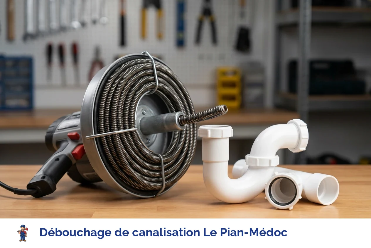 Débouchage de canalisation à Le Pian-Médoc
