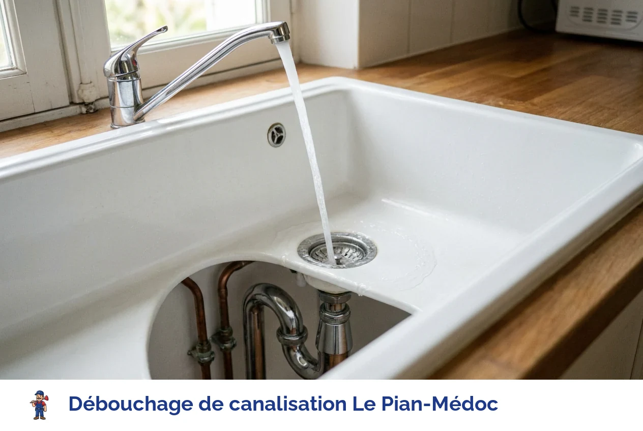 Débouchage de canalisation à Le Pian-Médoc