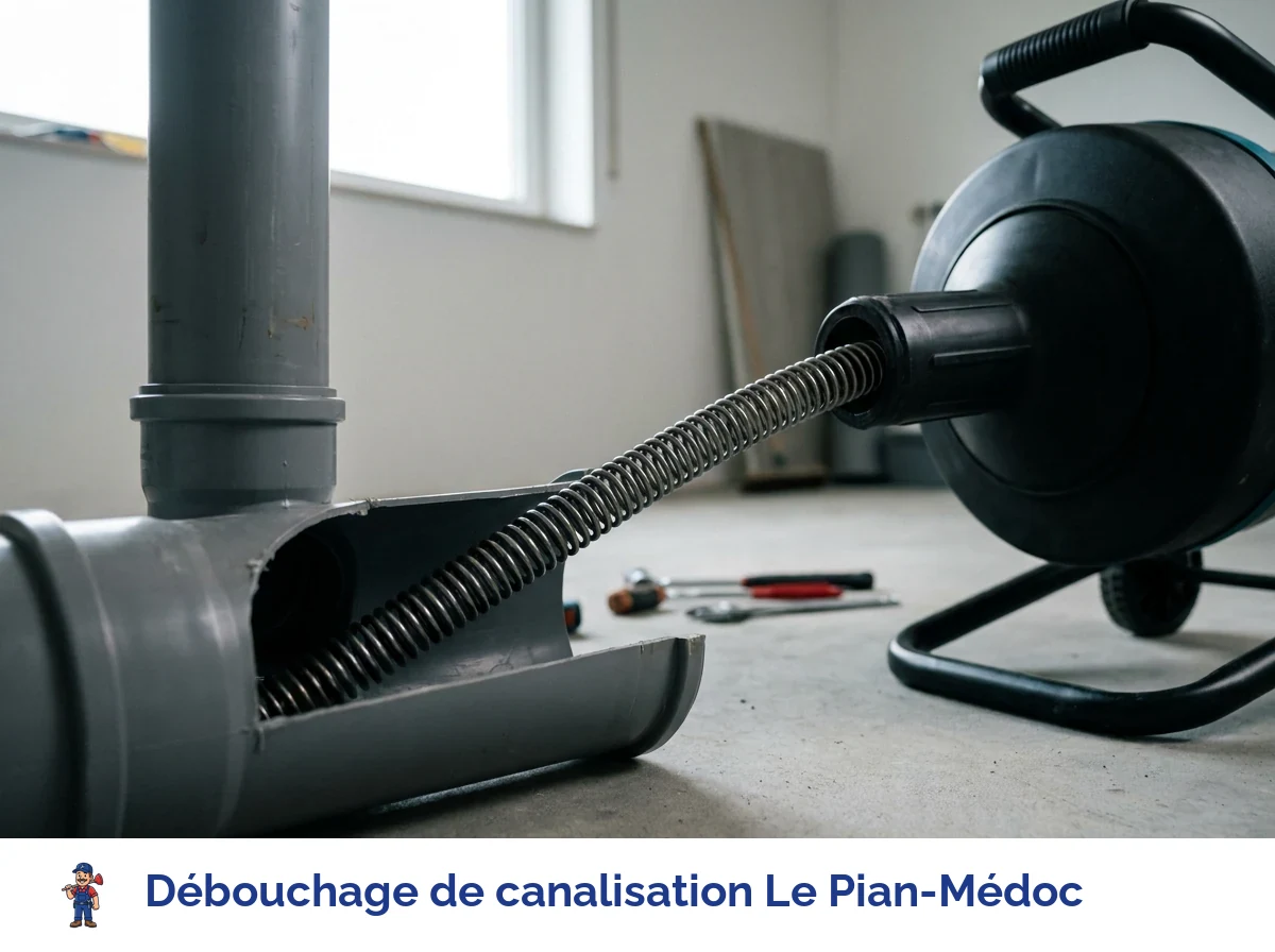 Débouchage de canalisation à Le Pian-Médoc
