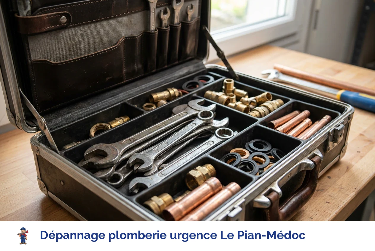 Dépannage plomberie urgence à Le Pian-Médoc