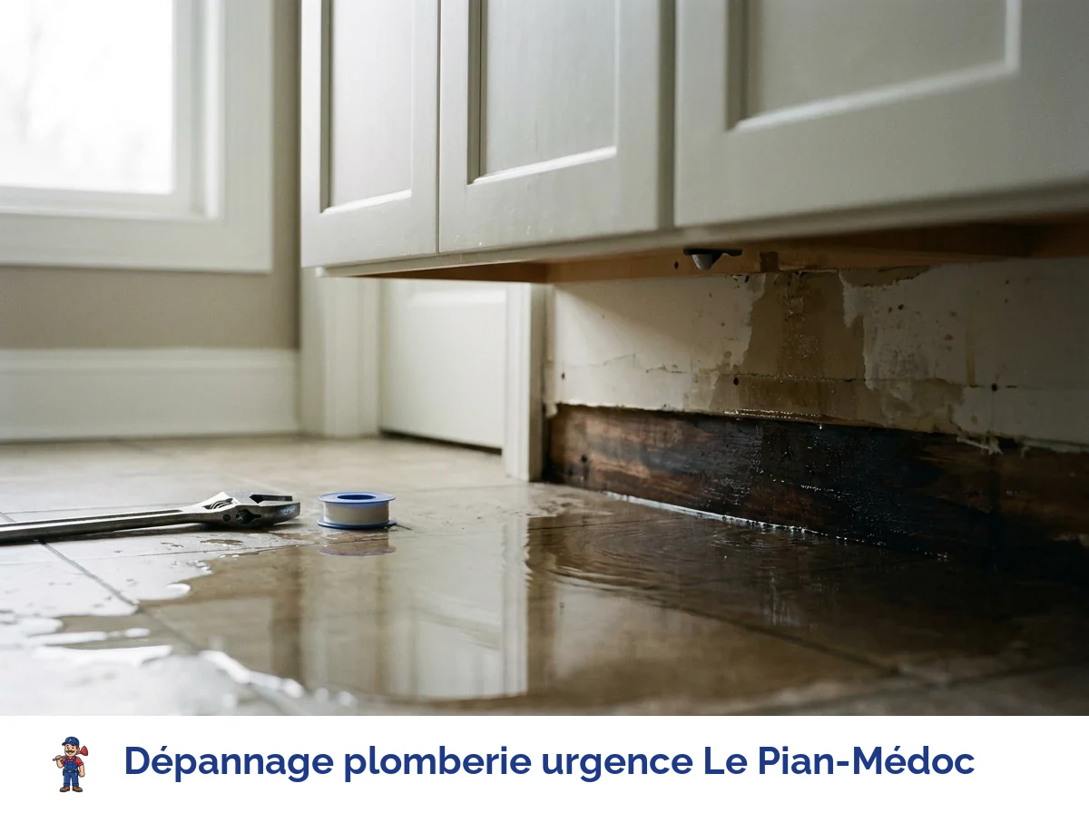 Dépannage plomberie urgence à Le Pian-Médoc