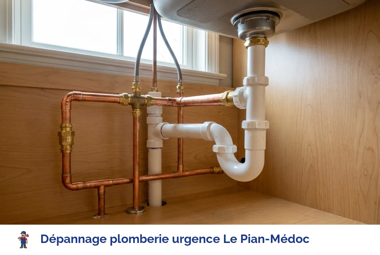 Dépannage plomberie urgence à Le Pian-Médoc