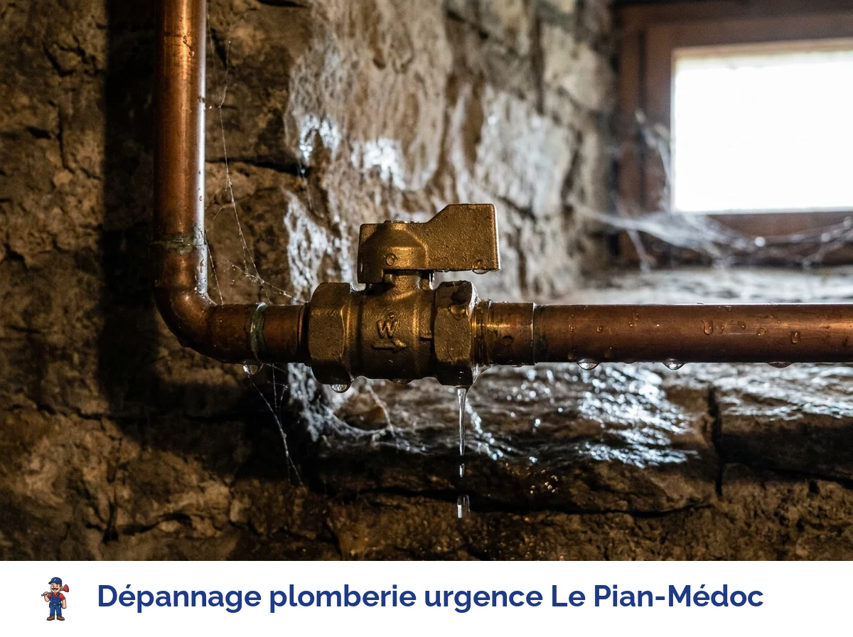 Dépannage plomberie urgence à Le Pian-Médoc