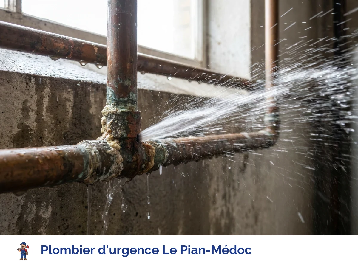 Plombier d'urgence à Le Pian-Médoc