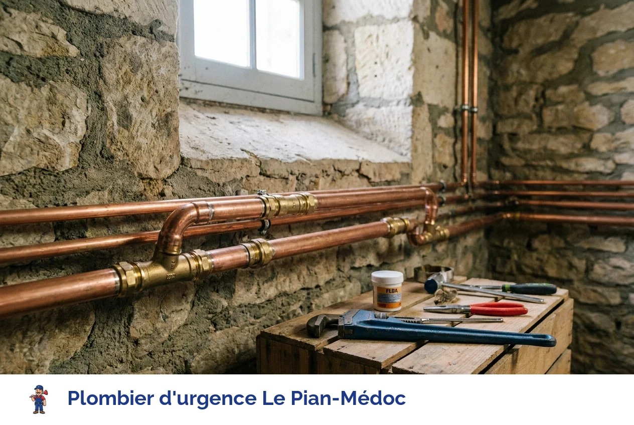 Plombier d'urgence à Le Pian-Médoc