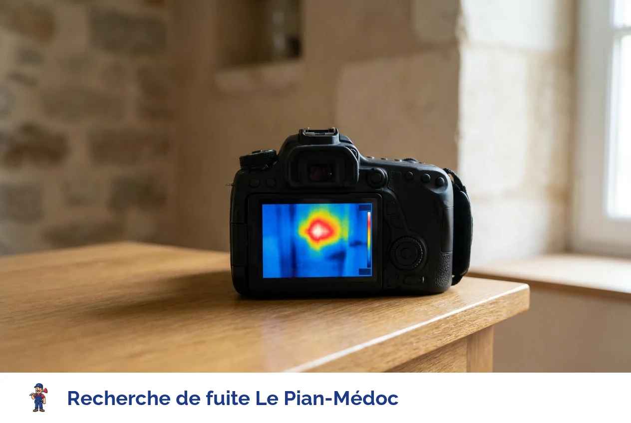 Recherche de fuite à Le Pian-Médoc