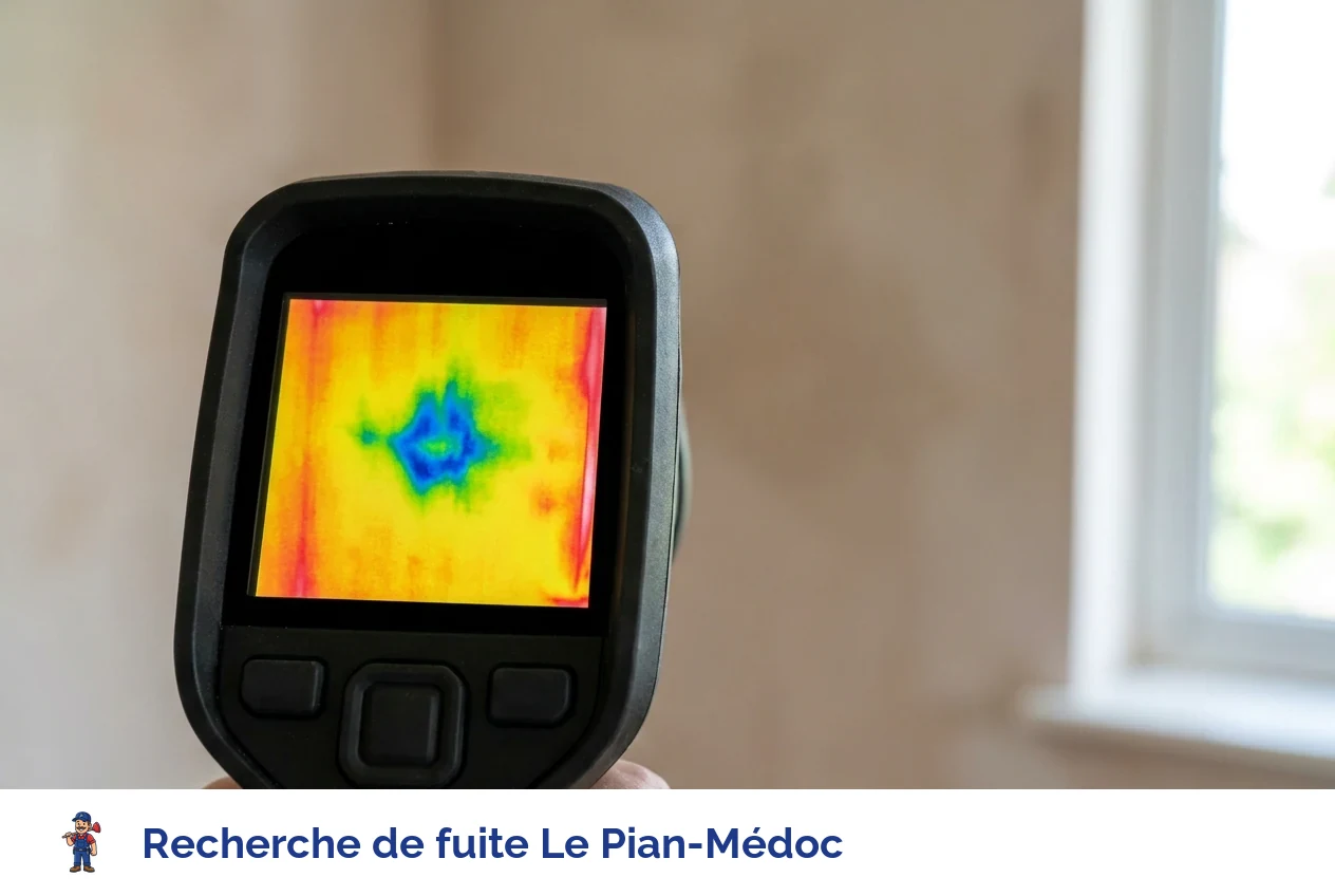 Recherche de fuite à Le Pian-Médoc