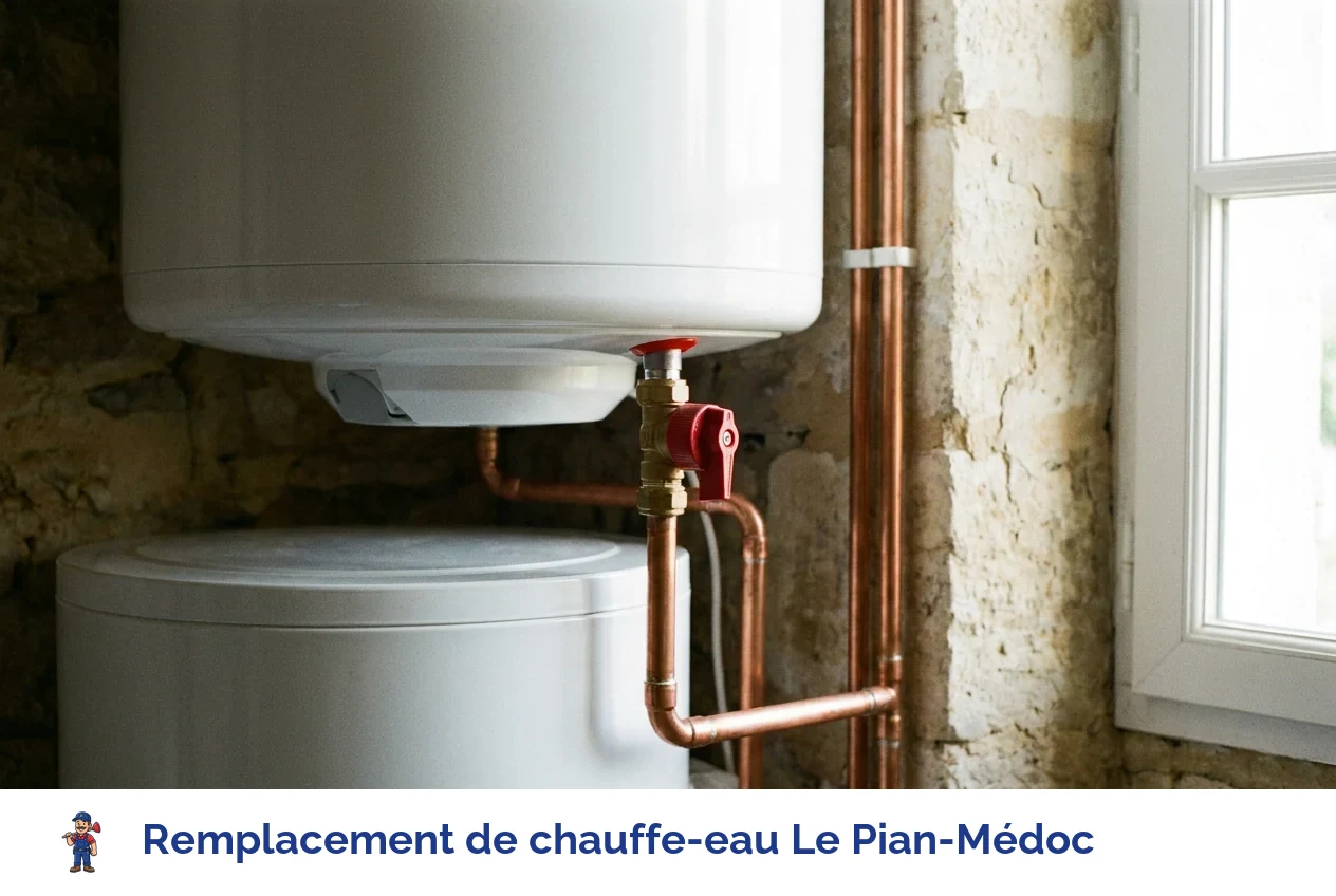 Remplacement de chauffe-eau à Le Pian-Médoc
