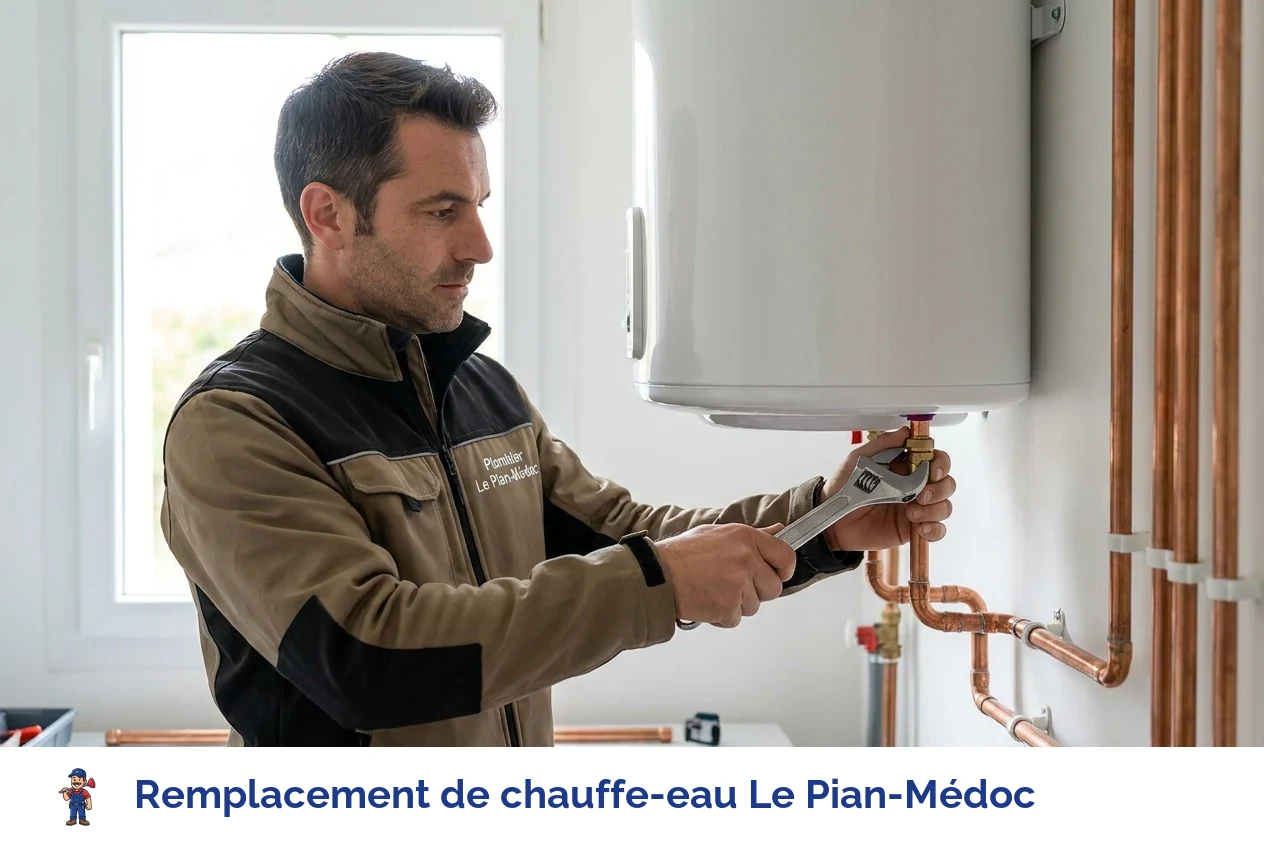 Remplacement de chauffe-eau à Le Pian-Médoc