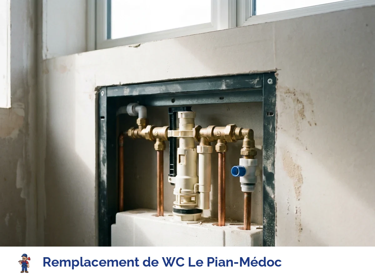Remplacement de WC à Le Pian-Médoc