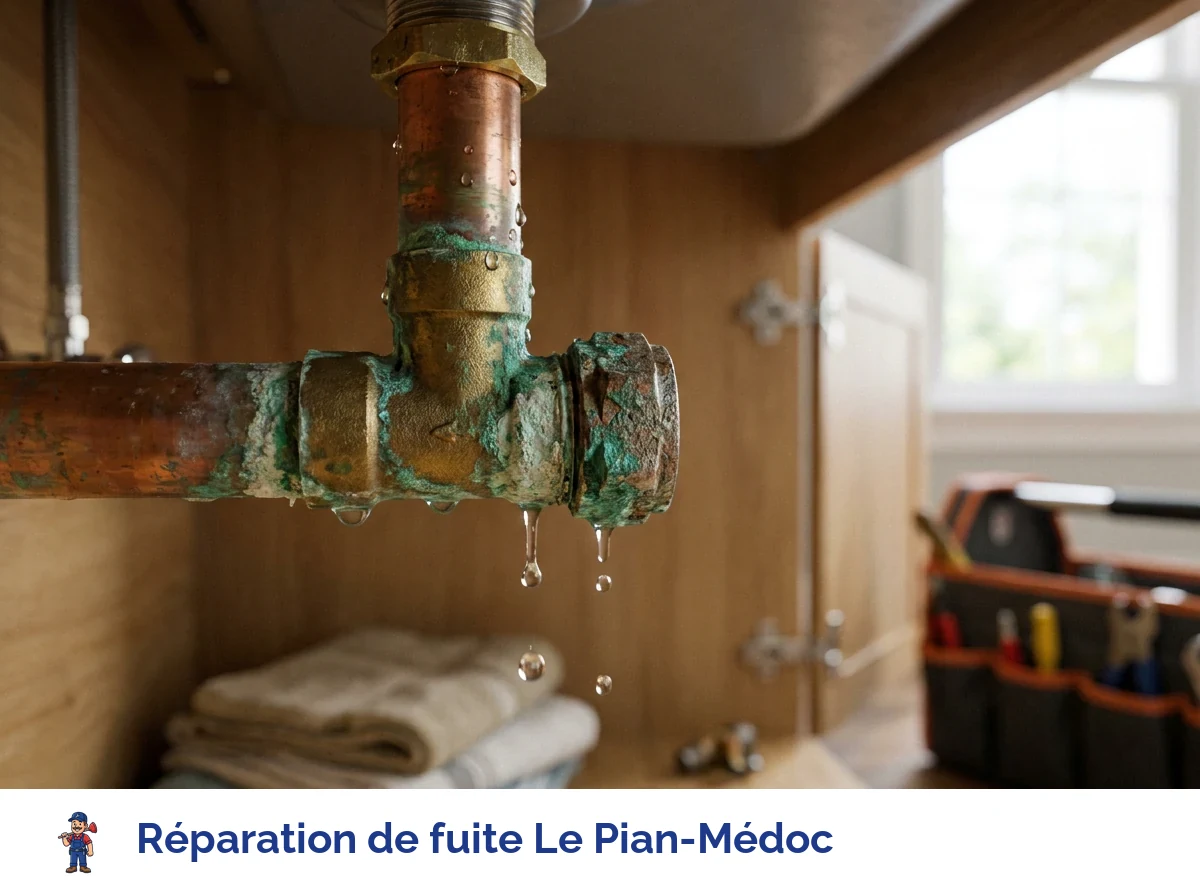 Réparation de fuite à Le Pian-Médoc