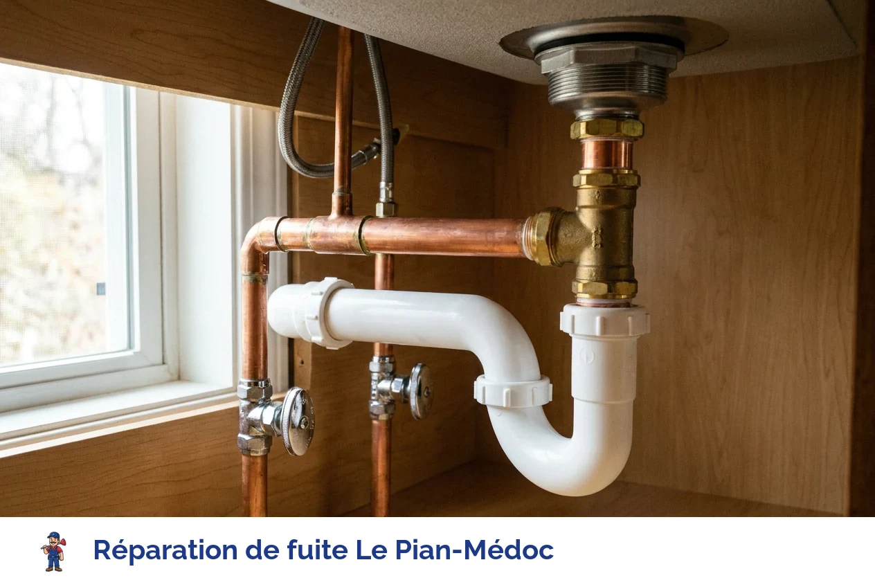 Réparation de fuite à Le Pian-Médoc
