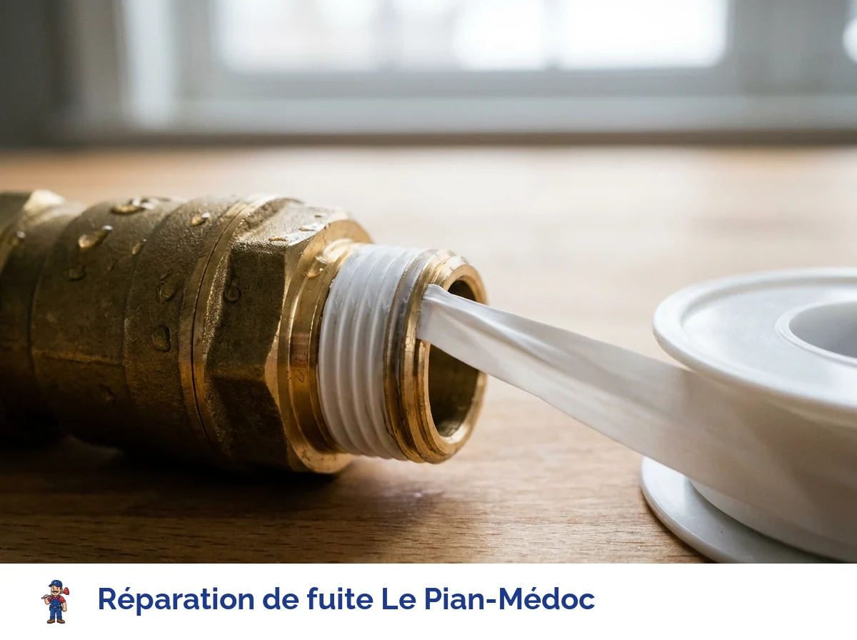 Réparation de fuite à Le Pian-Médoc