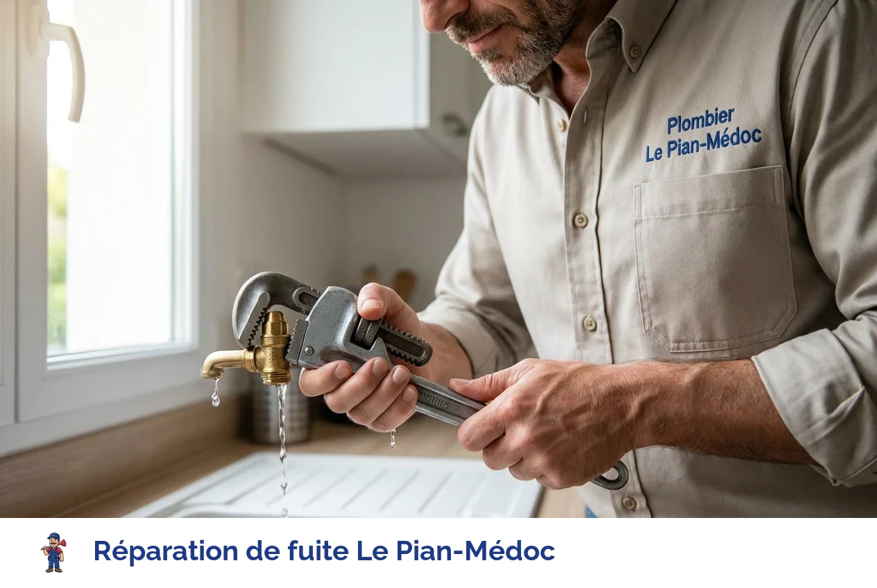 Réparation de fuite à Le Pian-Médoc